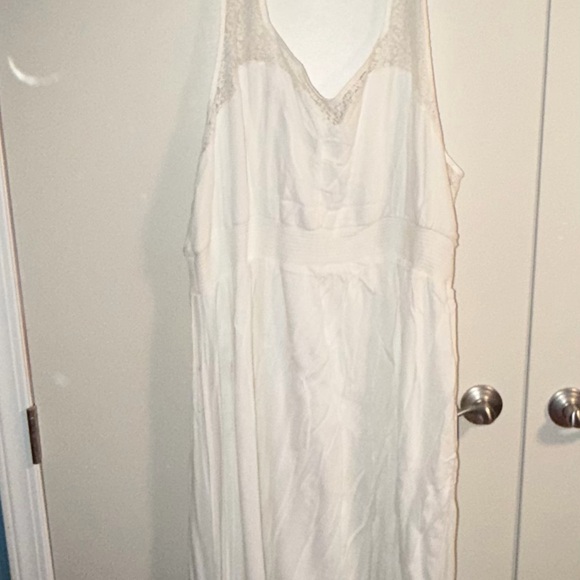 torrid Dresses & Skirts - torrid Ivory Lace-Trim Maxi Dress